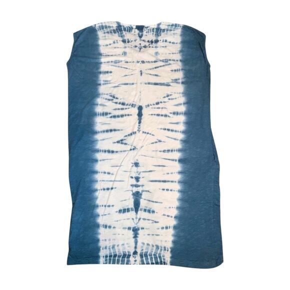 Sundry Blue And White Tie Dye Cover Up Size 1 small 4-6 - Picture 2 of 4
